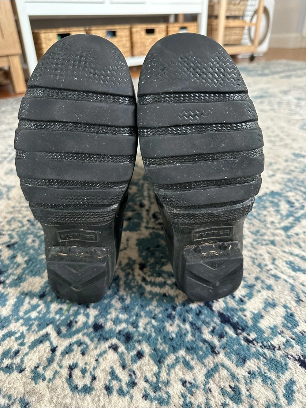 Hunter Tall Rain Boots in black - Picture 7 of 9